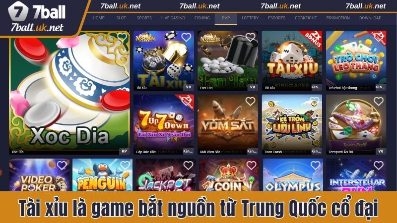 Tài xỉu khởi nguồn từ Trung Quốc cổ đại